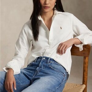 Polo Ralph Lauren Slim Fit Oxford Shirt - White